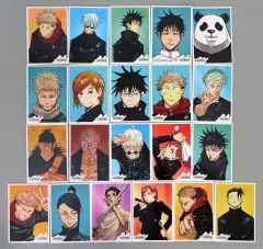 【中古】キャラカード 集合 ブロマイド風カードくじ(21種セット) 「芥見下々 呪術廻戦展」