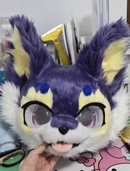 ケモノ着ぐるみヘッド　ミミズク 着ぐるみヘッド kigurumi NO.54 ピンク うさぎ ファースーツ 全