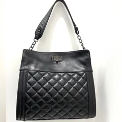 ★NAGATANI ナガタニ ショルダーバッグ ハンドバッグ ブラック キルティング レディース 中古★ 006296のサムネイル