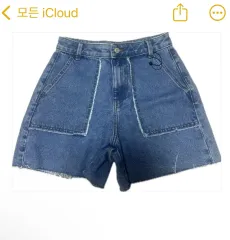 ZARA(ザラ) デニム ハイウエスト ショートパンツ 半ズボン