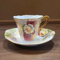 ノリタケハンドペイント　フリージア ノリタケハンドペイントフリージア