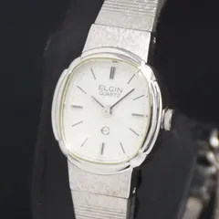 ELGIN 自動巻き時計 シルバー　超美品 Yahoo!オークション -「エルジン 自動巻」(あ行) (ブランド