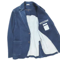 ツーピース プリントデニム ウォッシュ チルコロ テーラードジャケット 42