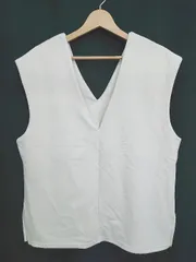 ◇ ◎ LOWRYS FARM ローリーズ タグ付 深Vネック ベスト サイズF アイボリー レディース P  【1407260033240】