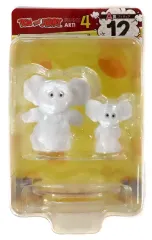 【中古】トレーディングフィギュア 雪だるまになったジェリーとタフィー 「Happyくじ トムとジェリー TOM and JERRY FUNNY ART! 4」 A賞 フィギュア