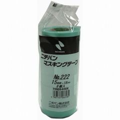 ニチバン　マスキングテープ　２２２Ｈ−１５　１５ｍｍＸ１８ｍ（８巻入り）