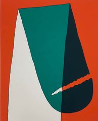 額付】【真作】ポール・アイズピリ「ブルー背景の花瓶の花束