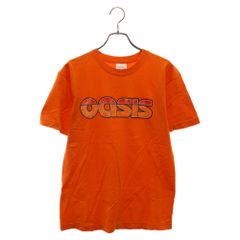 VINTAGE (ヴィンテージ) 00s Oasis Standing On The Shoulders Of Giants Tour Shirt オアシス ツアー バンド クルーネック半袖Tシャツ オレンジ SCREEN STARSタグ