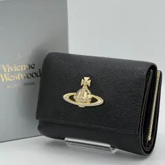 ✨美品✨Vivienne Westwood 三つ折財布 がま口財布 ブラック - メルカリ