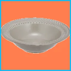 【新着商品】波佐見焼 ボウル 鉢 皿 約17.5cm ローズマリー グレー 日本製 323084609のサムネイル