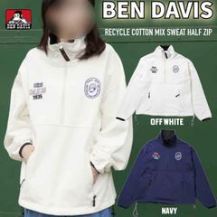 BEN DAVIS◾️新品・未使用◾️RECYCLE COTTON MIX SWEAT HALF ZIP (BDZL3-2500)リサイクルコットン スウェッ ハーフジップアップ ジャケット