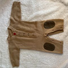 トナカイ風ニットロンパース
