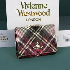 【美品】ヴィヴィアンウエストウッド コンパクト 二つ折り チェック柄 財布 Vivienne Westwood - Vivienne Westwood / ヴィヴィアンウエスト