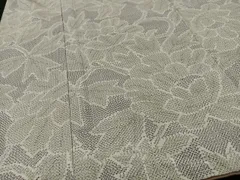 平和屋着物■上質な紬　草花文　正絹　逸品　CAAP9648xe