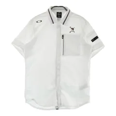 サイズ：M OAKLEY オークリー  半袖シャツ スカル ドット柄 ホワイト系 [240101346103]# ゴルフウェア メンズ ストスト