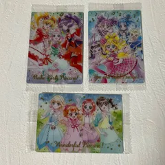 内袋未開封品　プリキュアウエハース11 SSR3枚セット　キミとアイドルプリキュア♪ わんだふるぷりきゅあ！　魔法使いプリキュア！