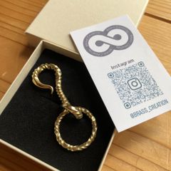 brass key hook “crane” キーフック キーリング キーホルダー　お買い得品