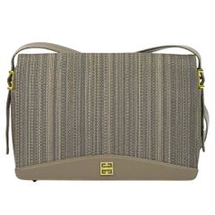 本物 ジバンシィ GIVENCHY PVC ショルダーバッグ ポシェット グレージュ系 バッグ 中古 【フォロー割】