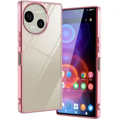 【在庫セール】SH51E スマホケース 透明 ケース カバー ケース アクオスR9 SH-51E TPU 耐衝撃 クリア ストラップホール付き（AQUOSR9ローズゴールド） R9 AQUOSのサムネイル