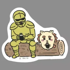 【中古】シール・ステッカー 40.シーサー＆鎧さん 「ちいかわ ダイカットステッカーセット3」