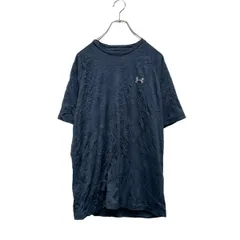 UNDER ARMOUR 半袖 ロゴTシャツ M ネイビー アンダーアーマー スポーツウェア クルーネック 古着卸 アメリカ仕入 a606-5514