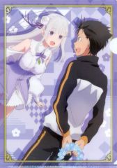 【中古】クリアファイル スバル＆エミリアB A4クリアファイル 「セガ Re：ゼロから始める異世界生活 氷結の絆キャンペーン」 UFOキャッチャープレイ特典