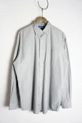 正規 90s POLO GOLF RALPH LAUREN ポロゴルフ ラルフローレン 長袖 シャツ 灰 サイズL 本物 713O★1