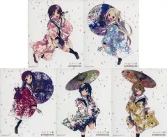 【中古】キャラカード [単品] 集合 リバーシブル大判ブロマイド(5枚組) 「PS Vitaソフト ハナヤマタ よさこいLIVE! カラフル文化祭BOX!」 同梱特典
