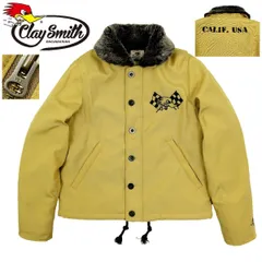 【S3578】【新品同様】【パッド入り】CLAY SMITH クレイスミス N-1 デッキジャケット フライトジャケット CSY-3922 サイズM