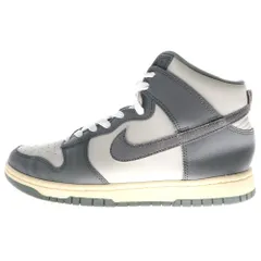 NIKE (ナイキ) DUNK HI RETRO SE VNTG DM0582-001 ダンク ハイカットスニーカー グレー/ホワイト US8.5/26.5cm