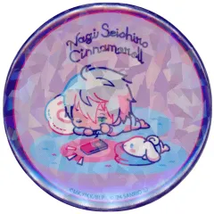 【中古】バッジ・ビンズ 凪誠士郎×シナモロール(電話) 「ブルーロック×サンリオキャラクターズ トレーディングホログラム缶バッジ」