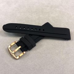 BRONICA　腕時計用　ラバーベルト　尾錠　ローズゴールドタイプ