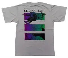 【中古】Tシャツ 虎杖悠仁＆五条悟＆乙骨憂太 Tシャツ グラデーション グレー Mサイズ 「芥見下々 呪術廻戦展」