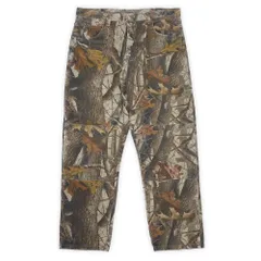 ラングラー Wrangler 00s 2000年代 Y2K ダブルニーパンツ 迷彩 ストリート USA アメリカ ヴィンテージ 古着 メンズ ズボン パンツ リアルツリーカモ W38 L32【中古】