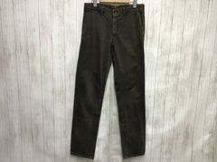 【INCOTEX】インコテックス　後染めダメージ加工コットンパンツ　カーキ