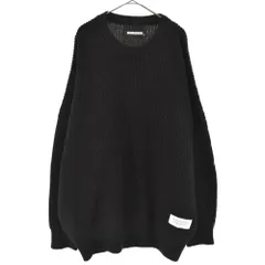 NEIGHBORHOOD (ネイバーフッド) 21AW 212FUNH-KNM01 FLAT/AW-KNIT LS ニットセーター ブラックのサムネイル