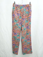 ◇ ⊂ MARKET マーケット ストレート パンツ サイズS ブラウン マルチ レディース P  【1409090018886】