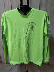 BAYSIDE ベイサイド USA製 IRONWORKERS ロンT M 蛍光グリーンのサムネイル