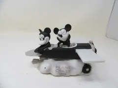 ディズニーストア　プレーン　クレイジー　ミッキー＆ミニー　置き物　陶器製 TDL プレーンクレイジー ミッキー＆ミニー 陶器製フィギュア
