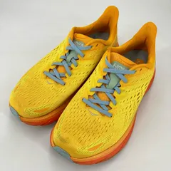 【イオン広店】 中古 HOKA ONEONE | ホカオネオネ スニーカー CLIFTON 8 WIDE 1121374 イエロー 26.5cm 【126】