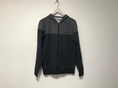 本物アディダスネオadidas neoコットンスウェットジップ長袖トレーナーパーカーサーフアメカジミリタリーワークビジネススーツストリートスケーターメンズグレー黒ブラックS