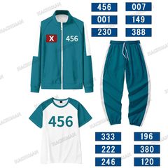 子供用】韓国ドラマゲーム 衣装 上下セットTシャツ 456 388 120