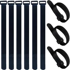 fogman 結束バンド ゴムバンド 荷締めベルト 固定バンド 10本セット(2.5cm x 30cm)