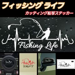 面白 フィッシング　釣り　つり　ルアー　フィッシング ライフ　【Sサイズ1枚】