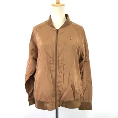 Arnold Palmer/アーノルドパーマー★MA-1風/ジップジャケット【size:3/レディースL/茶/brown】スポーツ/ゴルフ/Jacket/Jumper◆BJ096-dのサムネイル