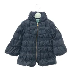 未使用品 TOCCA トッカ  ダウンコート サイズ:110cm 498890 ネイビー  キッズ リボン フリル　240001117066