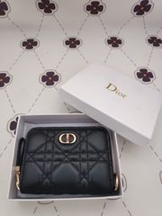 極美品✨クリスチャンディオール　ミニ財布　コインケース/カードケース　黒　✜レディース用　超人気　新品　Dior