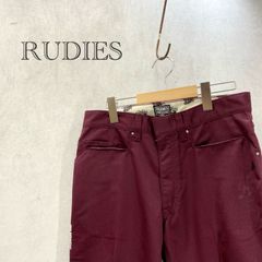 RUDIES ルーディーズ ワーク パンツ ボトムス バーガンディー ワインレッド SMALL メンズ