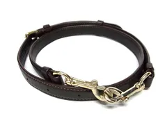 ■美品■ COACH コーチ レザー バッグ用 ショルダーストラップ 肩掛け 斜め掛け レディース ブラウン系 BJ3041