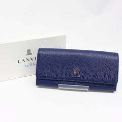 ☆946　LANVIN en Bleu　ランバン オン ブルー　長財布　レザー　481500-86